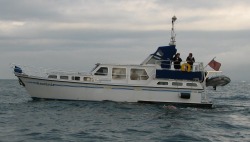 our boat - 'Anastasia' 43ft Dutch Steel aft cabin motor cruiser